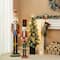 Glitzhome® 54" Wooden Christmas Glitter King Nutcracker